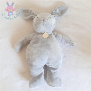 Lapin Perle gris "J'aime mon doudou" 50 cm DOUDOU ET COMPAGNIE