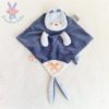 Doudou plat Ours Buddiezzz bleu foncé et clair NATTOU