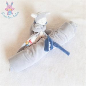 Doudou Mouton Guss première couverture gris blanc NOUKIE’S