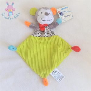 Peluche doudou poupée fille MOTS D'ENFANTS LECLERC rouge poissons