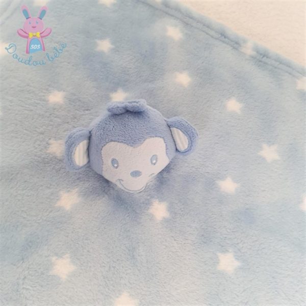 Doudou plat Singe bleu étoiles PRIMARK