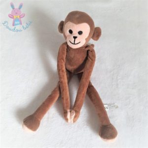 Doudou Singe marron mains aimant aimantées HEMA