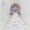 Doudou Hérisson gris marron mouchoir lange pois ORCHESTRA