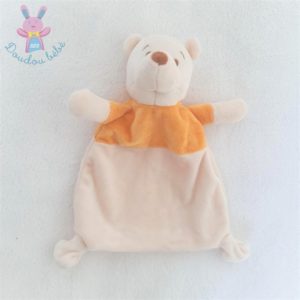 Doudou plat Ours Winnie beige orange DISNEY PRIMARK