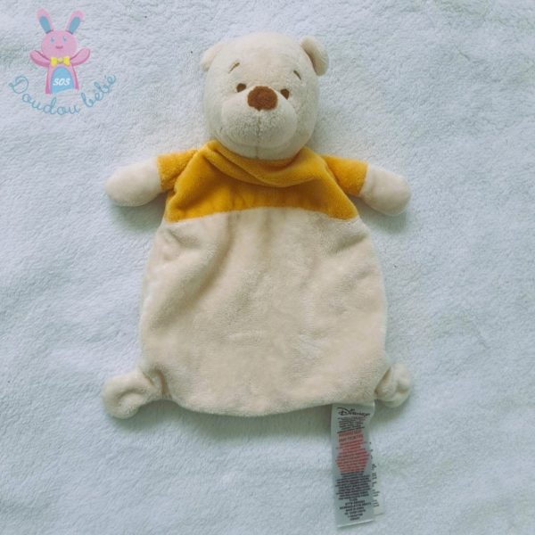 Doudou plat Ours Winnie beige jaune orange DISNEY by PRIMARK