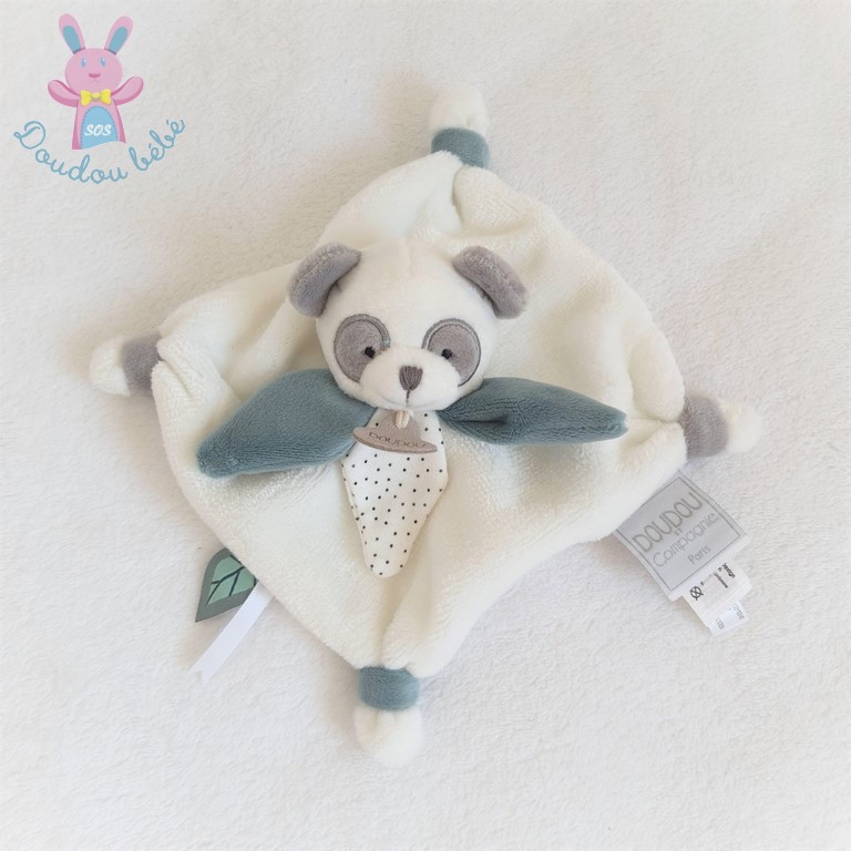 Mini doudou panda gris - Doudou et compagnie