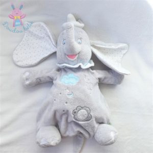 Doudou éléphant Dumbo range pyjama gris « dream » DISNEY