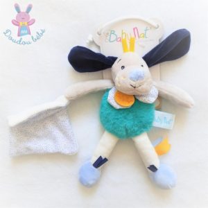 BABY NAT Doudou Lapin Mouchoir Perle chez vous des demain