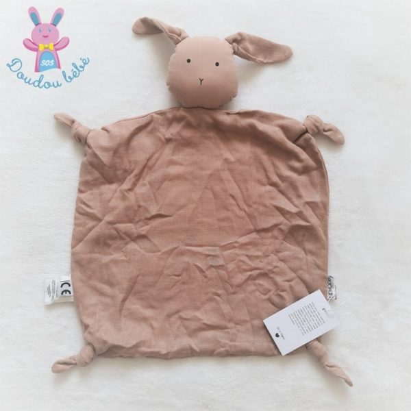 Doudou plat Lapin lange rose LIEWOOD