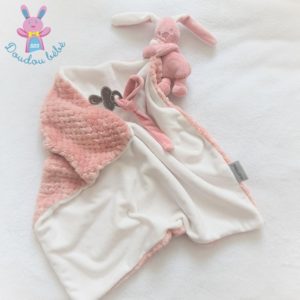 Nattou Rabbit Lapidou - Doudou câlin - Baby Shower - 26 x 26 Cm - Rose