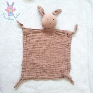 Doudou Nattou Lapin Rose Plat - 27 x 27 x 5 cm Sacha & Pauline