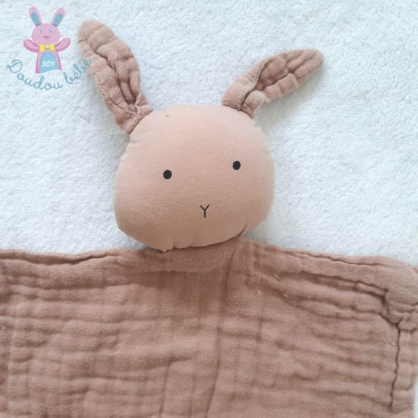 Doudou plat Lapin lange rose LIEWOOD