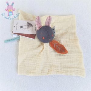 Doudou plat Lapin crème Après la pluie MOULIN ROTY