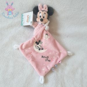 Disney Minnie la souris Doudou plat rouge gris noir nuage