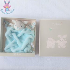 Kaloo - Plume - Doudou lapin - Aqua - 20 cm (DERNIÈRE CHANCE - DISCONTINUÉ)