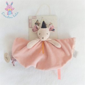 Doudou plat Souris rose “Il était une fois” MOULIN ROTY