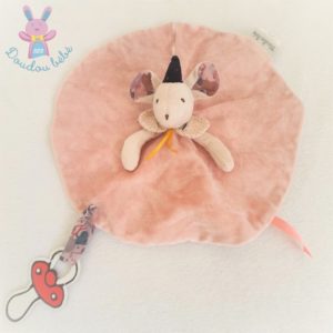 Doudou plat Souris rose « Il était une fois » MOULIN ROTY