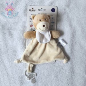 Peluche musical et lumineuse ours blanc MES PETITS CAILLOUX