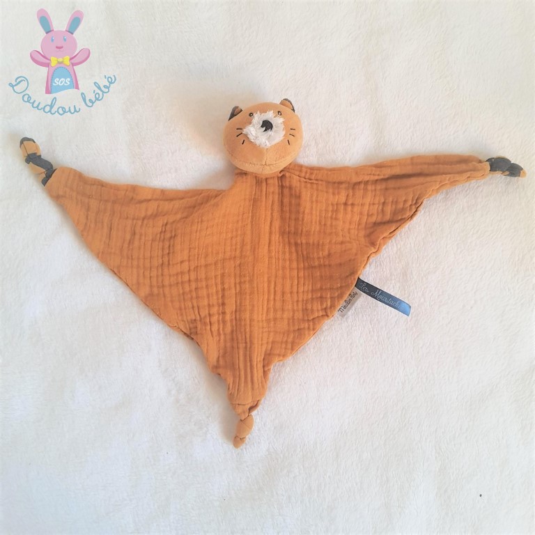 Doudou chat moutarde Lulu - Les Moustaches de Moulin Roty