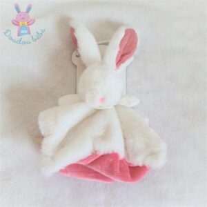 Doudou Nattou Lapin Rose Plat - 27 x 27 x 5 cm Sacha & Pauline