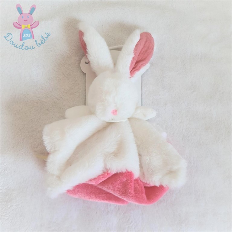 Doudou plat Baby Nat, Lapin lili cassis