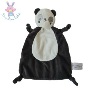Doudou plat Panda gris blanc Du Pareil Au Même DPAM