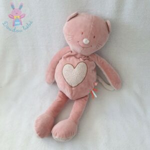 Doudou papillon en velours à imprimé fleuri naissance fille