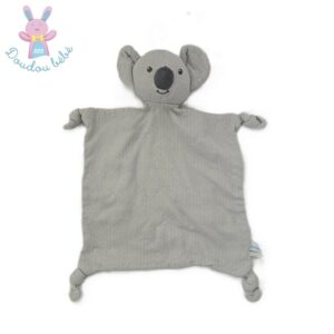 Doudou plat Koala lange tissu gris DREAMBEE