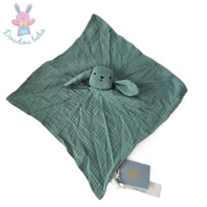 Doudou plat Lapin Mouton lange vert BOUT’CHOU MONOPRIX