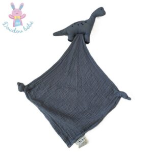 Doudou plat Dinosaure lange bleu foncé LIEWOOD