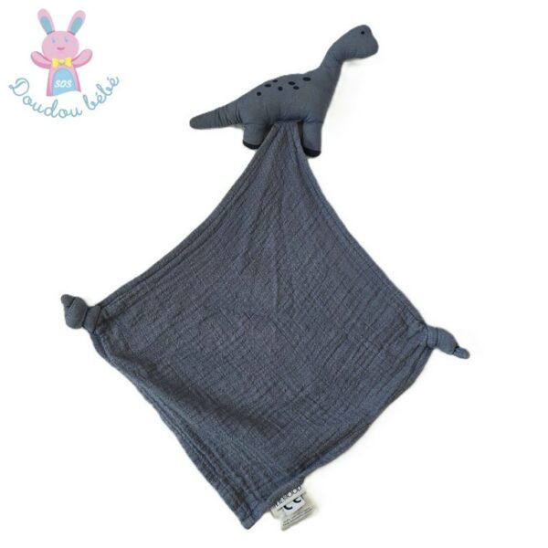 Doudou plat Dinosaure lange bleu foncé LIEWOOD
