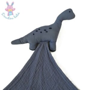 Doudou plat Dinosaure lange bleu foncé LIEWOOD