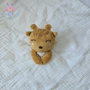 Doudou plat Girafe moutarde lange blanc MAISONS DU MONDE