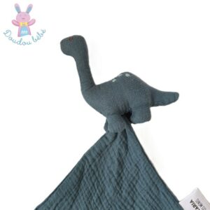 Doudou plat Dinosaure lange vert foncé OSTARIA