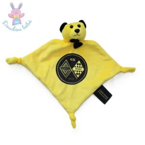 Doudou plat Ours jaune noir L’ATELIER RENAULT