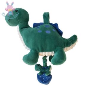 Doudou Dinosaure musical et son bébé vert TEX BABY