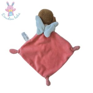 Doudou plat Poupée Fée blanc rose Little fairy TEX BABY