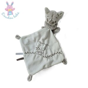 Doudou Koala beige chiné blanc mouchoir NICOTOY SIMBA