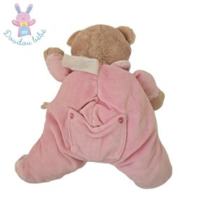Doudou Ours beige pyjama rose COROLLE
