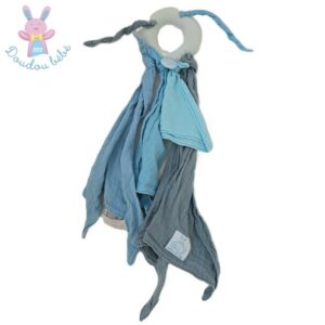 Poignée lange l&rsquo;ange bleu créateur de rêves DOUDOU ET COMPAGNIE