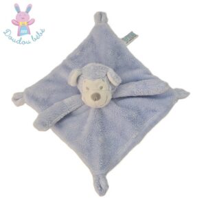 Doudou plat Singe bleu blanc VERY IMPORTANT BABY VIB