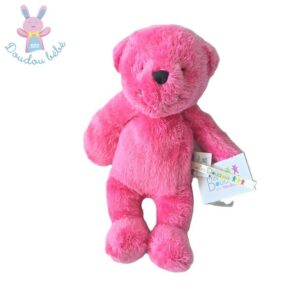 Doudou Ours rose Les P&rsquo;tits doudous de l&rsquo;hôpital MOULIN ROTY