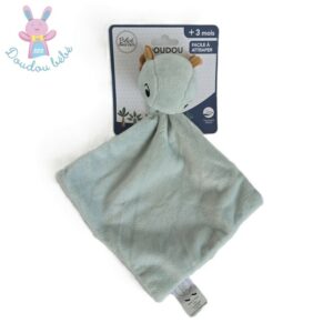 Doudou plat Dragon Dinosaure vert Bébé Douceur