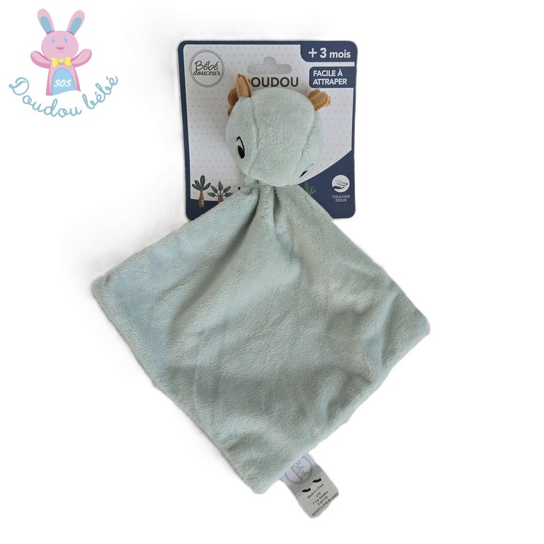 Doudou plat Dragon Dinosaure vert Bébé Douceur