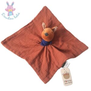 Doudou écureuil Harry lange marron Pomme des Bois MOULIN ROTY