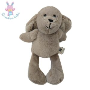 Doudou Lapin beige fourrure 32 cm HEMA