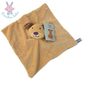 Doudou plat Chien beige marron CUDDLE CLOTH ACTION