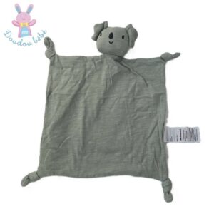 Doudou plat Koala lange vert noir VERTBAUDET