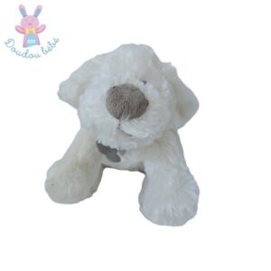 Doudou Chien Cookie écru nez marron 25 cm HISTOIRE D&rsquo;OURS